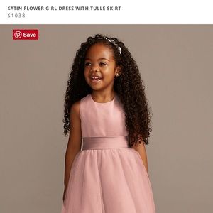 David’s Bridal S1038 Flower Girl Dress - Ballet